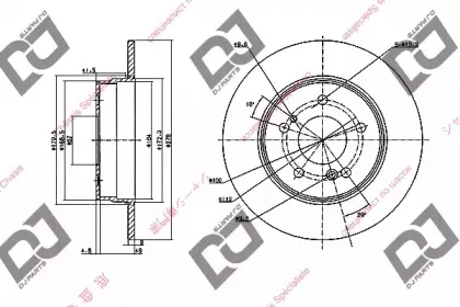 Тормозной диск DJ PARTS купить
